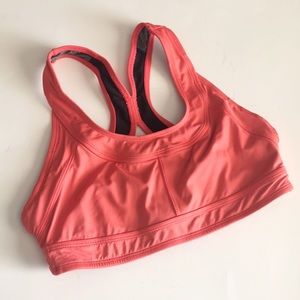 Athleta Coral Sports Bra or Swim Top